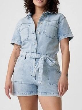 GAP Denim Utility Romper – Size 4